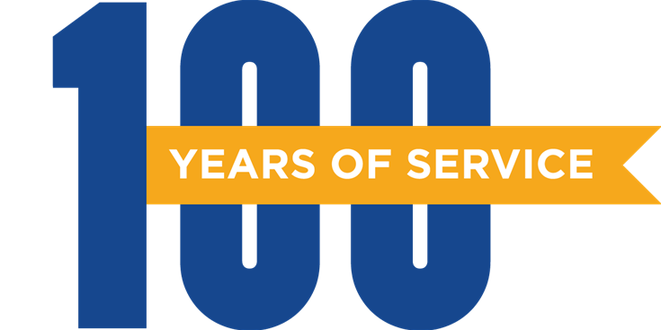 100 year logo 