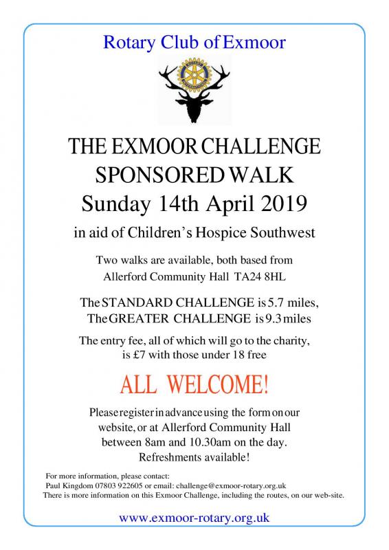 Exmoor Challenge Poster