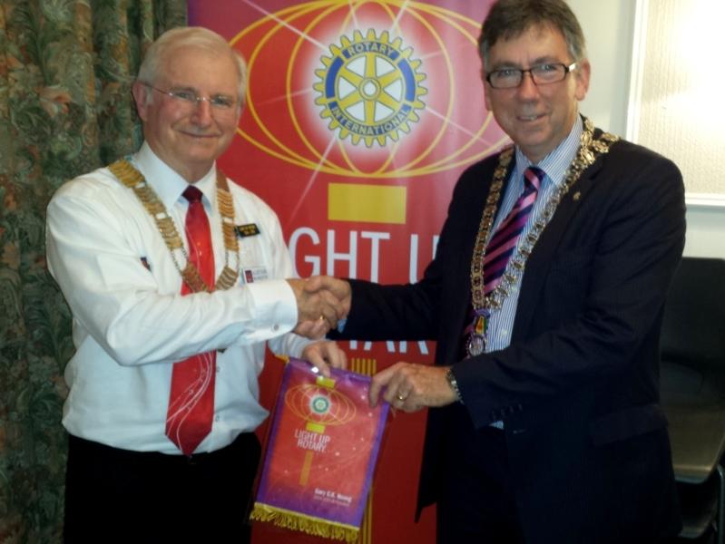 District Governor and Club President Greeting