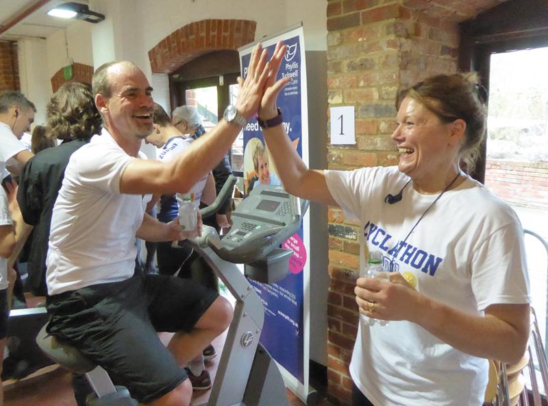 Our second annual Cyclathon was a great success raising over £16,500.