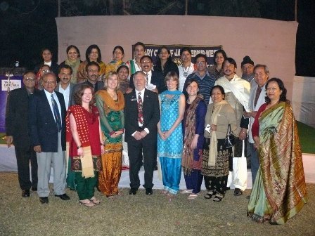 Alan Priddy and Team in India