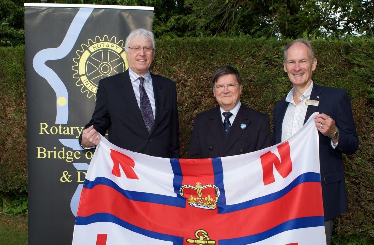 Alasdair Mackie with Roger Lockwood and Andrew Hilley