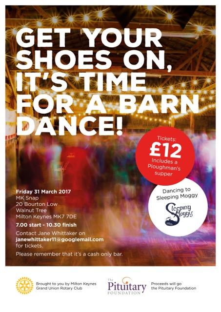 Our next Barn Dance is on Friday 27 April 2018 starting at 7.00pm