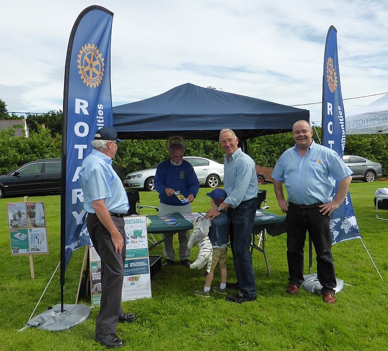 Stall at the Coldingham Gala