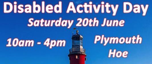 Rotary Clubs of Roborough and Plymouth with Scoot-A-Long,
YMCA Plymouth and Hasler RNRC (Royal Navy Recovery Centre).

Once again we are celebrating the differently-abled in our area with fun and activities on the Hoe. Do come and join us. 