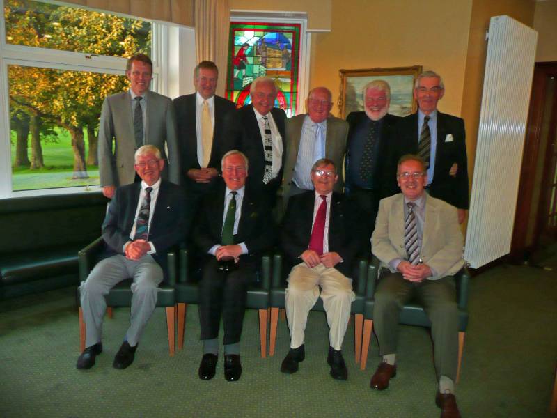 Members of the Rotary Club of Glasgow Golf team. 
