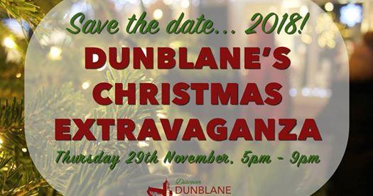 Dunblane Street Traders Christmas Extravaganza (Outside Visit; Meal at 7.00pm at Westlands)