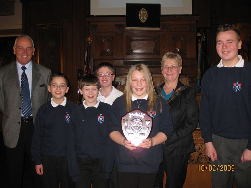 Kirkstyle Primary School, winners of the 2009 Quiz.
