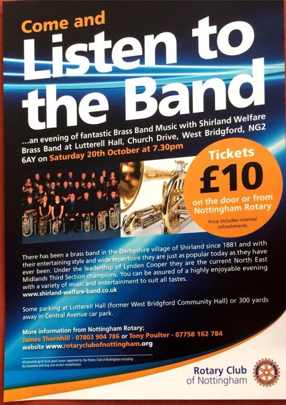 Listen to the band - The Shirland Welfare Brass Band