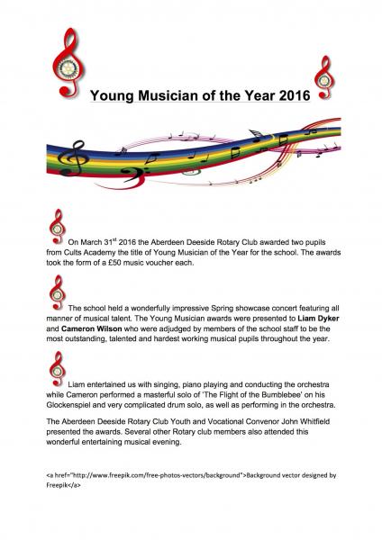 Young Musician 2016