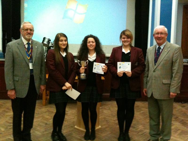 The winners of the Youth Speaks Competition - Arnold King Edwards School