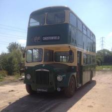 The bus fully restored