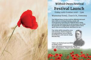 Launch of Wilfred Owen Festival