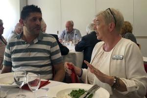 Ibrahim Youssef and Jools Payne join us for lunch today