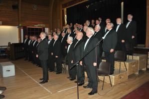 Treorchy Male Choir at the Knighton Community Centre