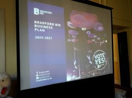 For those who could not make this morning’s meeting you missed a treat. Ian Ward Broadway Manager gave a very inspiring talk about his life to date, how he got to Bradford in March 2016 and how he formed a development group which instigated the Bradford B