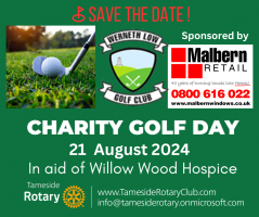 Charity Golf Day in aid of Willow Wood Hospice Save the Date