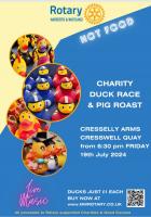 Duck race and Pig Roast