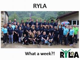 The members of the RYLA course that Esther attended at Hebden Hey