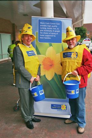 Collecting for Marie Curie Feb/March 2008
