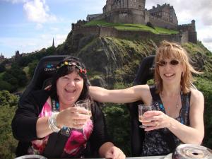 Diane & Laura Dine In The Sky at The Edinburgh Festival
