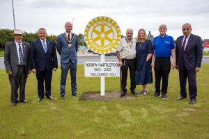 ROUNDABOUT WAY TO CELEBRATE 100TH ANNIVERSARY ROTARY HARTLEPOOL