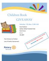 Tameside Rotary will be giving away Children Books at Hurst Festival