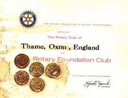 Thame Rotary Charter