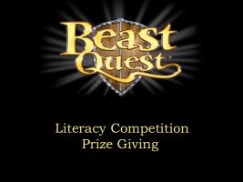 Beast Quest Literary Competition Prize Giving 3pm Oswestry Library
