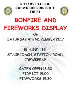 Annual Rotary Bonfire and Fireworks 