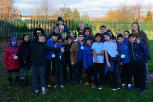 The team that planted crocuses at Bowling Park Primary