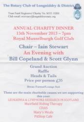 Charity Dinner Flyer