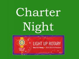 Charter Night - 6.30 for 7.00pm @ The Dining Rooms 