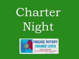 Charter Night - 6.30 for 7.00pm @ The Dining Rooms