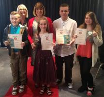 Some previous recipients of the Nottingham Children of Courage awards