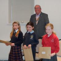 7 February 2013 - Christmas Story Competition winners receive their prizes