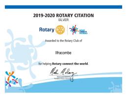 Rotary Citation Award 2019-2020