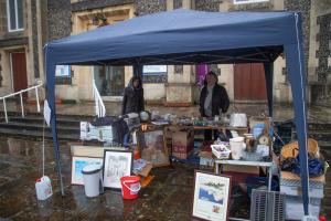Our Gazebo with the tabletop sale