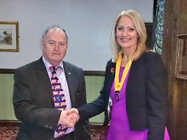 Former Rotarian Colin has rejoined Rotary with the Brigg Club and is welcomed by President Elect, Julie and all the members.