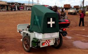 eRanger Motorcycle Ambulances for Mbale