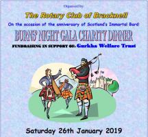 Burns` Night Gala Dinner with The Rotary Club of Bracknell