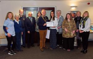 Paul Harris Fellowship presented to Crossroads Care