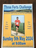 Three Forts challenge. Time to get your running shoes out.!!!