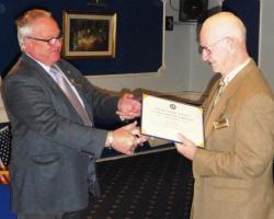 50 years of Rotary Service Award to Rtn Ron Geggus