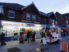 One Minute Video - Christmas Static collections Float parked by Costcutters