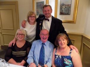 Members and friends of RC of Falkirk at the District Governor's Handover Dinner