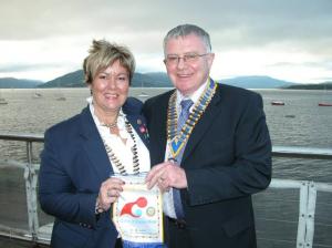 District Governor Catherine & President Norman