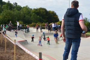 Newport-on-Tay Skate Park - already proving popular with members of the community of all ages!