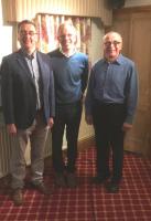 David Bough with Bryn and President Kevin