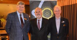 Bill Phillips, Dan Gunn and President John Kilby